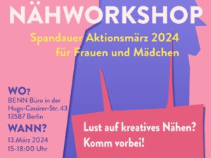Read more about the article Spandauer Aktionsmärz – Nähworkshop