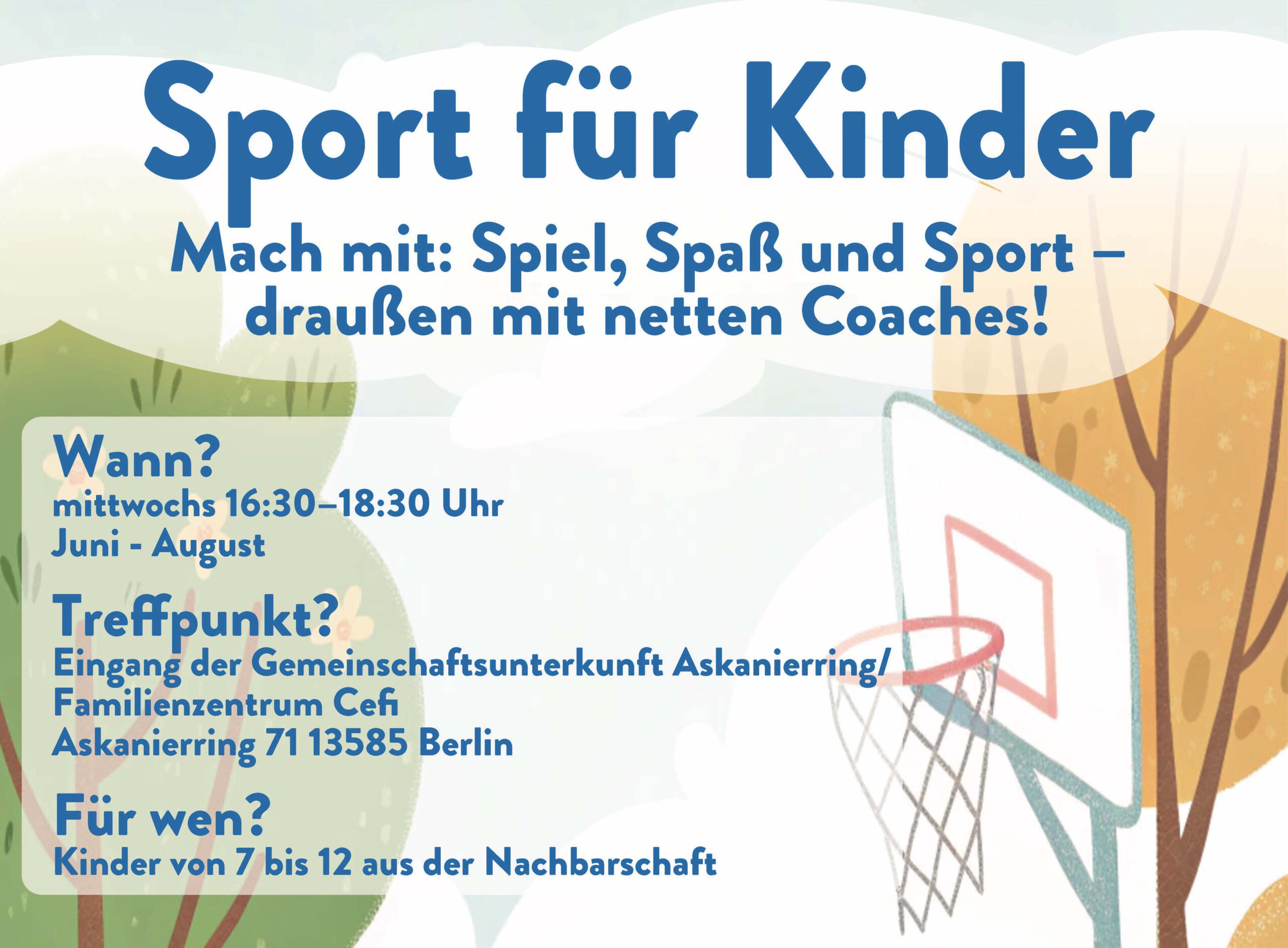 You are currently viewing Sport für Kinder – Mach mit! Spiel, Spaß und Sport an der frischen Luft mit netten Coaches