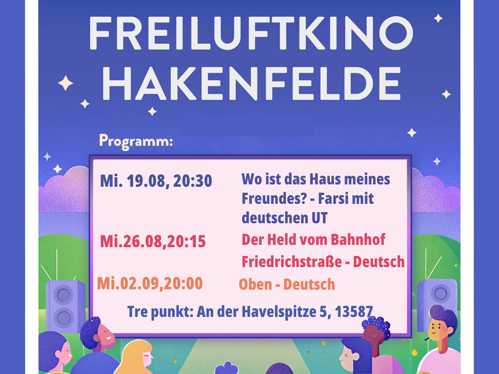 Read more about the article 🍿 FREILUFTKINO HAKENFELDE 💫